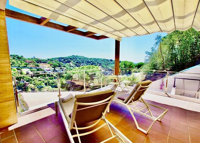 V&v Lloret- Marie Luxury House With Air Conditioning يوريت دي مار