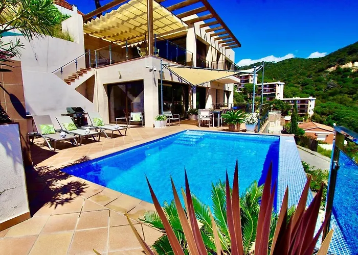 فيلة V&v Lloret- Marie Luxury House With Air Conditioning يوريت دي مار