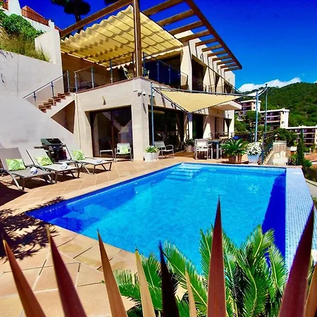 Villa V&v Lloret- Marie Luxury House With Air Conditioning *